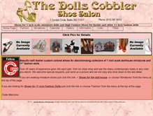 Tablet Screenshot of dollscobbler.com
